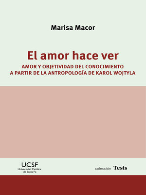 cover image of El amor hace ver